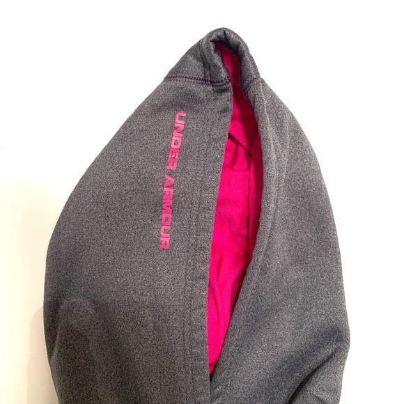 Under Armour Grey and Pink Cold Gear Hoodie - Picture 4 of 7
